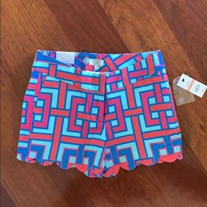 Retro Scalloped Women’s Shorts